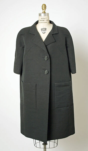 Coat, House of Balenciaga (French, founded 1937), cotton, French