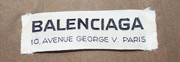 Rain ensemble, House of Balenciaga (French, founded 1937), cotton, French