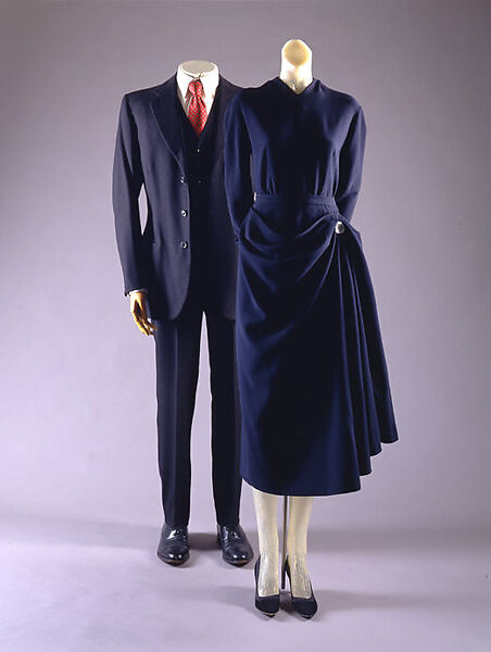 Suit, Stovel &amp; Mason (British), wool, silk, British 