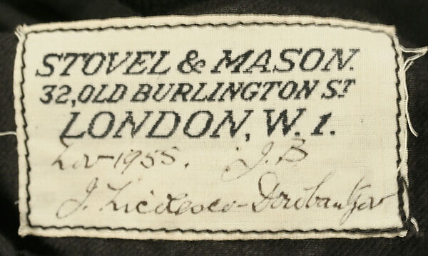 Suit, Stovel &amp; Mason (British), wool, silk, British
