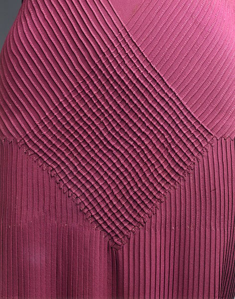 Dress, House of Vionnet (French, active 1912–14; 1918–39), silk, French