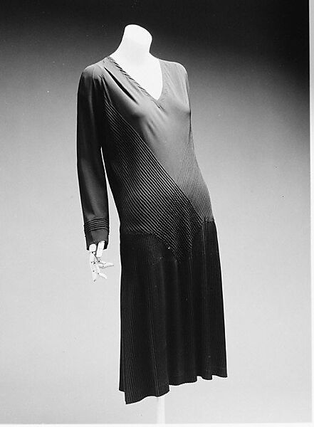 Dress, House of Vionnet (French, active 1912–14; 1918–39), silk, French