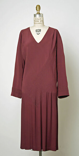 Dress, House of Vionnet (French, active 1912–14; 1918–39), silk, French