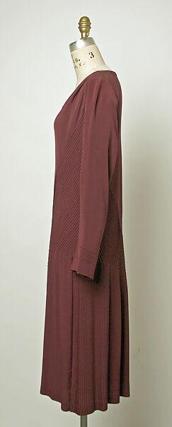 Dress, House of Vionnet (French, active 1912–14; 1918–39), silk, French