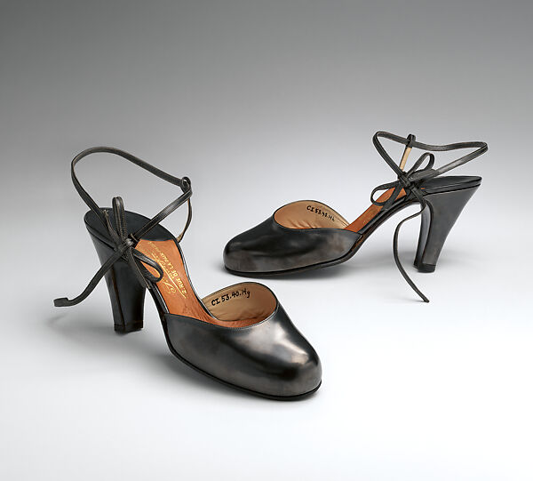 Ensemble, Griffe of Paris (French), silk, cotton, leather, nylon, French