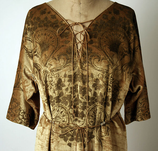 Evening dress, Fortuny (Italian, founded 1906), silk, Italian
