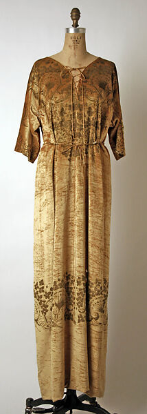 Evening dress, Fortuny (Italian, founded 1906), silk, Italian 