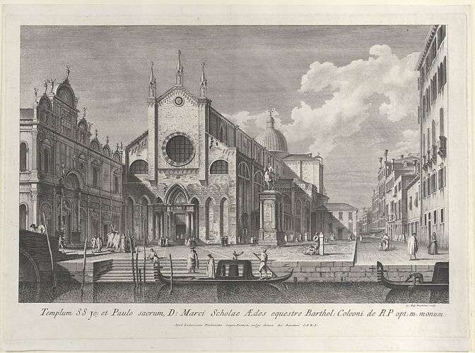 View of Santi Giovanni e Paolo (San Zanipolo), Venice
