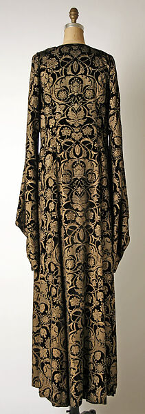 Tea gown, Fortuny (Italian, founded 1906), silk, Italian