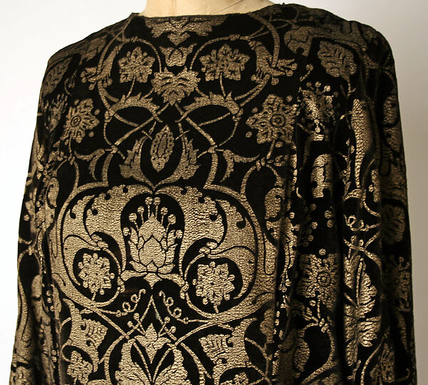 Tea gown, Fortuny (Italian, founded 1906), silk, Italian