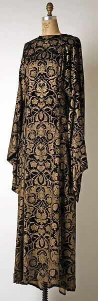 Tea gown, Fortuny (Italian, founded 1906), silk, Italian