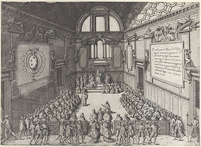 Audience given by Pope Pius V to Cosimo I, Duke of Tuscany