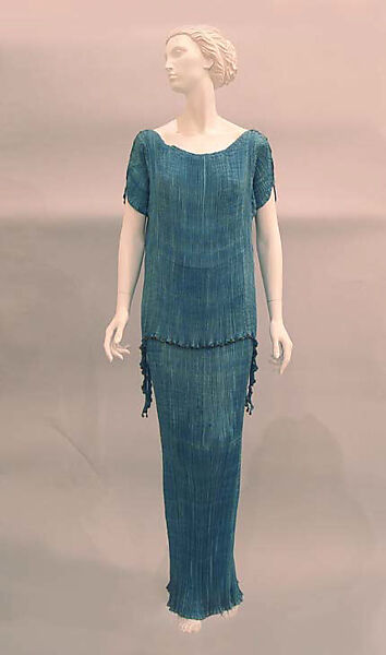 "Peplos", Fortuny (Italian, founded 1906), silk, glass, cotton, Italian 