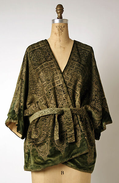 Evening jacket, Fortuny (Italian, founded 1906), silk, Italian 