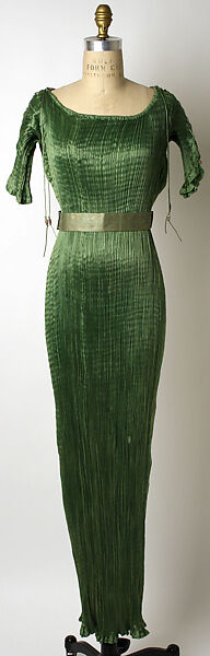 "Delphos", Fortuny (Italian, founded 1906), silk, glass, Italian 