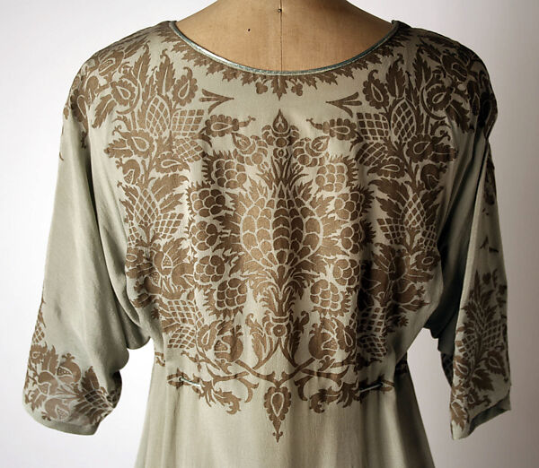 Evening dress, Fortuny (Italian, founded 1906), silk, Italian
