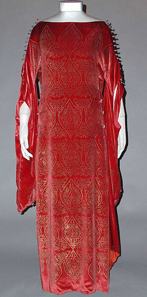 Tea gown, Gallenga (Italian, 1918–1974), silk, Italian 