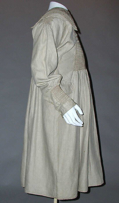 Smock, linen, British