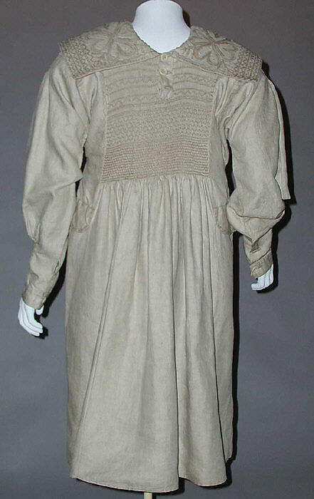Smock, linen, British