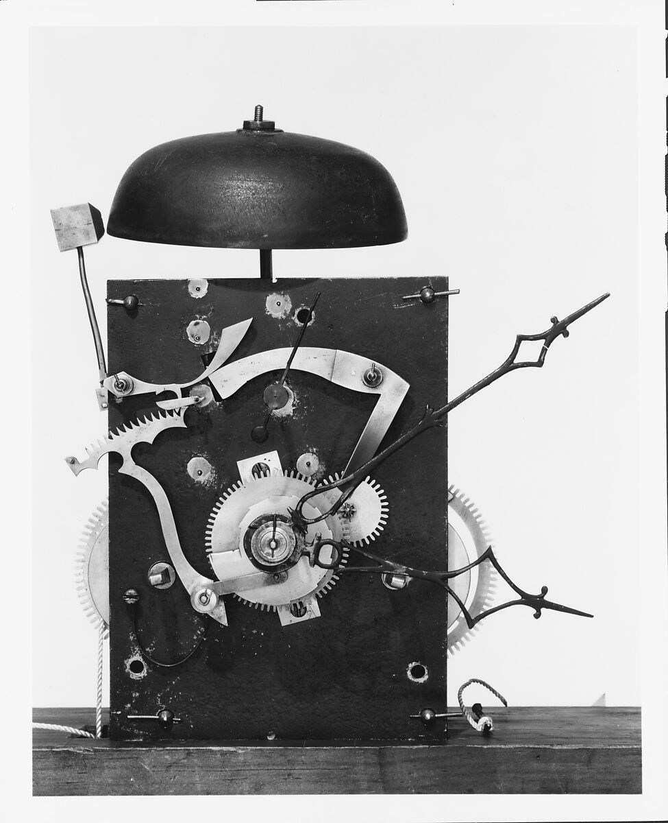 Tall clock, James Dinsmore (active ca. 1803–1823), Cherry, mahogany with maple, white pine, yellow poplar, American