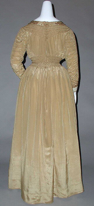 Dress, Liberty &amp; Co. (British, founded London, 1875), silk, linen, cotton, British