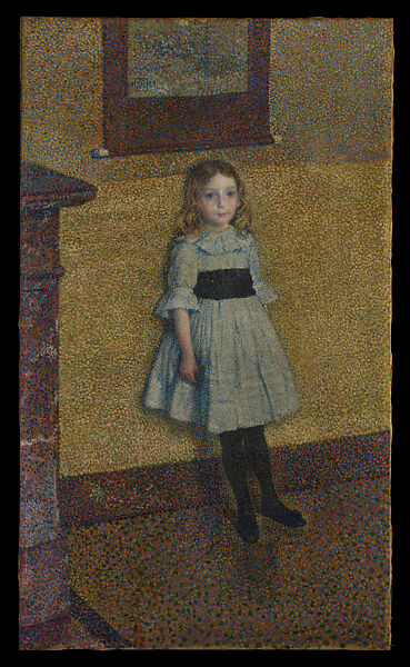 Little Denise (Denise Maréchal, later Madame Georges Béart, 1883–1956), Theo Van Rysselberghe (Belgian, Ghent 1862–1926 Saint Clair), Oil on canvas 