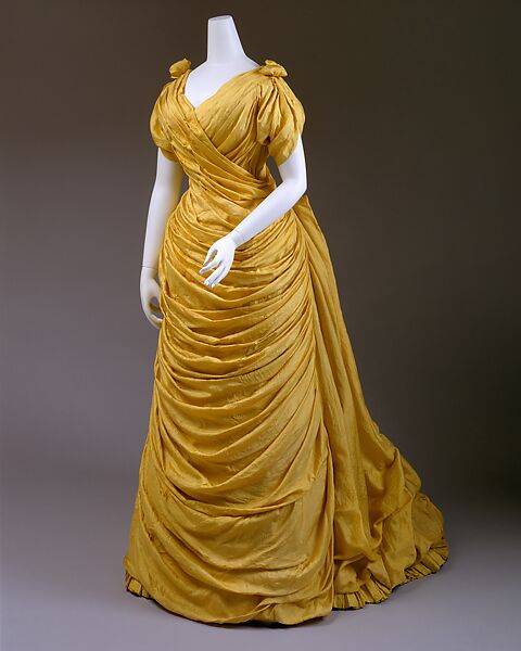 Evening dress, Attributed to Liberty &amp; Co. (British, founded London, 1875), silk, British 