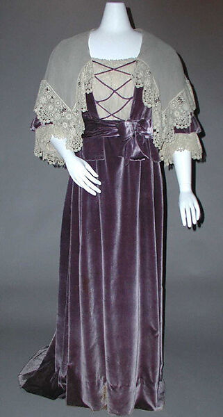 Dress, Liberty &amp; Co. (British, founded London, 1875), silk, cotton, British 