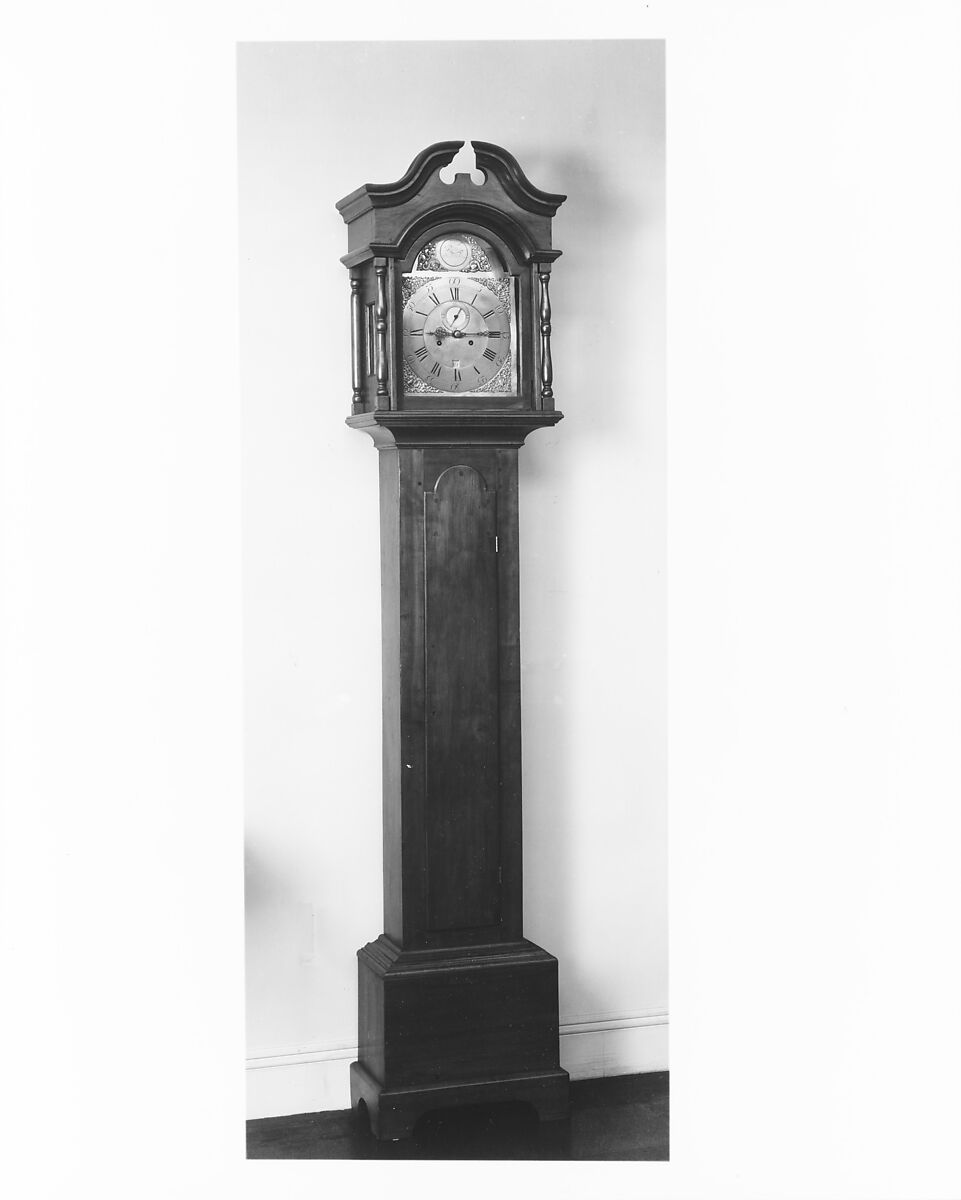 Tall Clock, Isaac Doolittle (1721–1800), Cherry, American