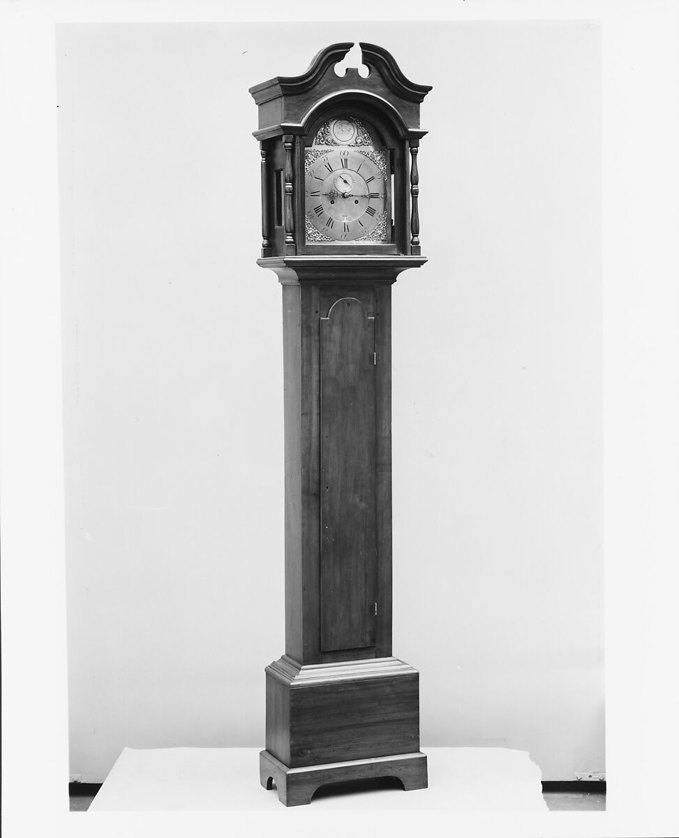 Tall Clock, Isaac Doolittle (1721–1800), Cherry, American 