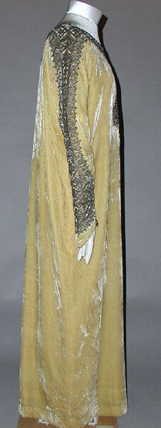 Evening dress, Babani (French, 1892–1940), silk, metal thread, French