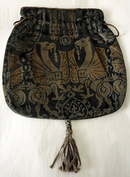 Evening ensemble, Gallenga (Italian, 1918–1974), silk, glass, Italian