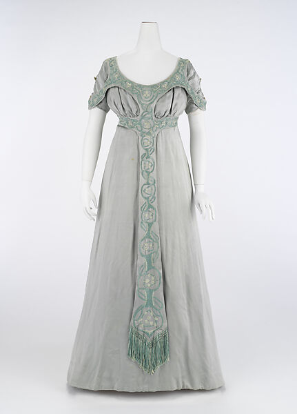 Evening dress, Liberty &amp; Co. (British, founded London, 1875), silk, cotton, British