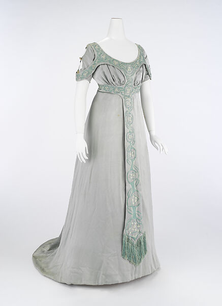 Evening dress, Liberty &amp; Co. (British, founded London, 1875), silk, cotton, British 