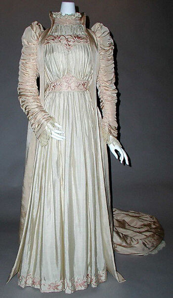 Dress, Liberty &amp; Co. (British, founded London, 1875), silk, British 