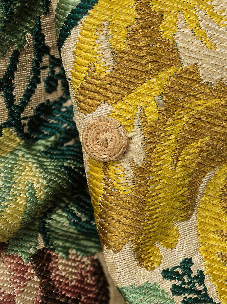 Robe à l’anglaise, silk, linen, British