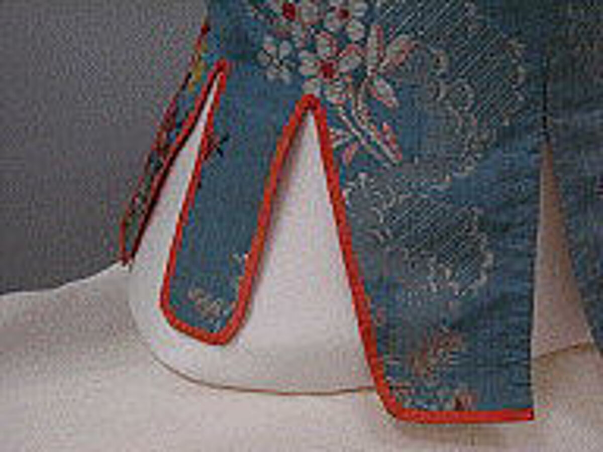 Bodice, silk, French