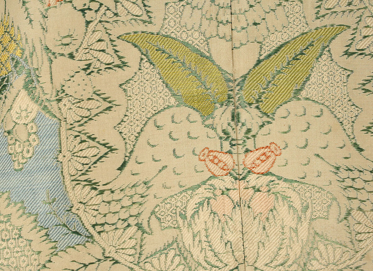 Banyan and waistcoat, silk, French