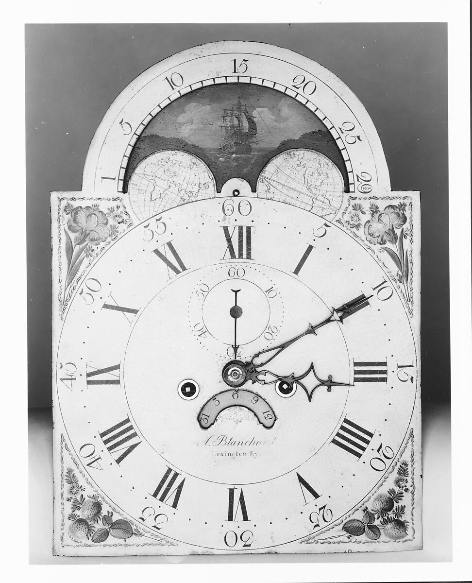 Tall Clock, Attributed to Matthew Egerton Jr. (active ca. 1785–1837), Mahogany, satinwood, tulip poplar, white pine, American