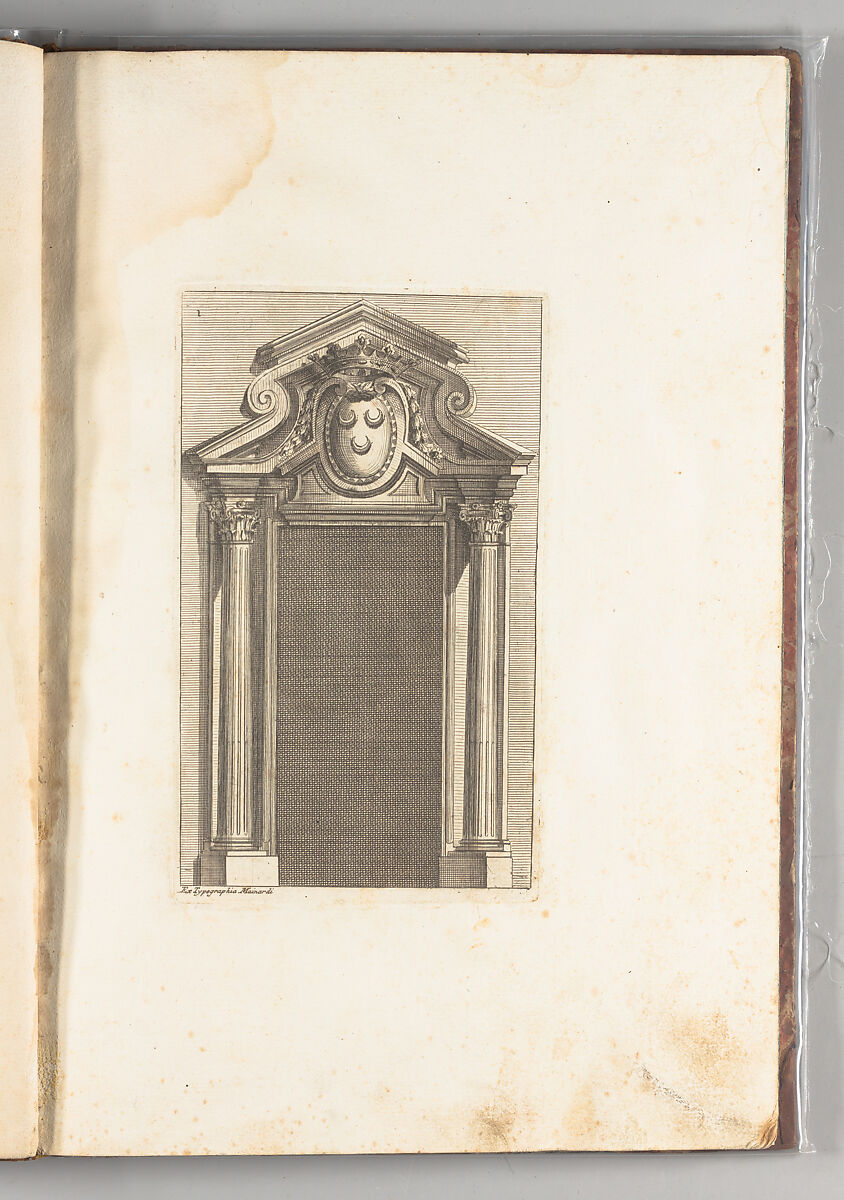 Studio d'architettura civile, Filippo Vasconi (Italian, Rome 1687–1730 Rome)