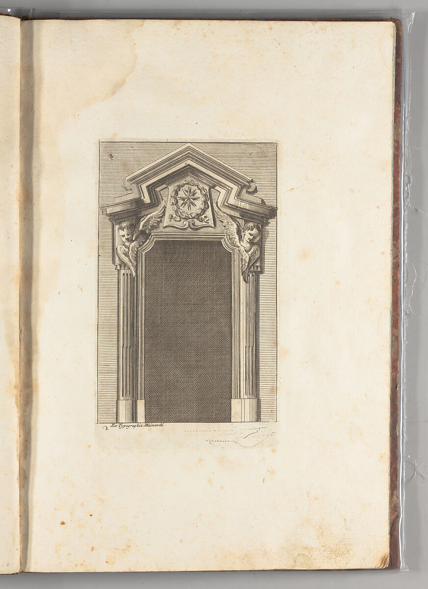 Studio d'architettura civile, Filippo Vasconi (Italian, Rome 1687–1730 Rome)