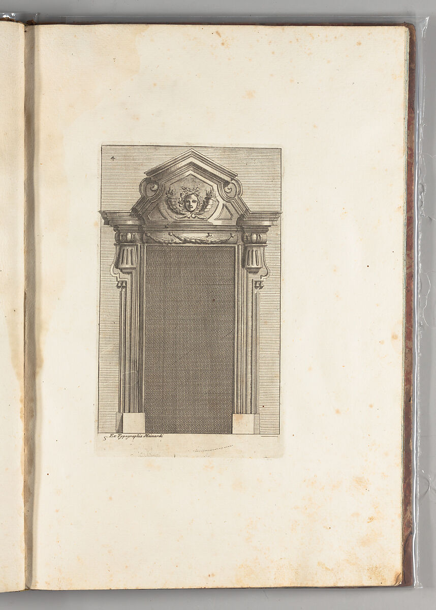 Studio d'architettura civile, Filippo Vasconi (Italian, Rome 1687–1730 Rome)