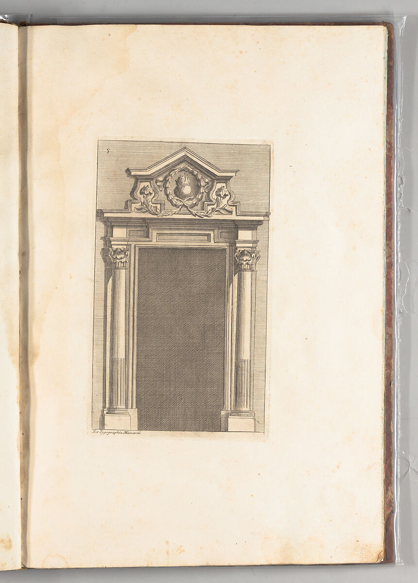 Studio d'architettura civile, Filippo Vasconi (Italian, Rome 1687–1730 Rome)