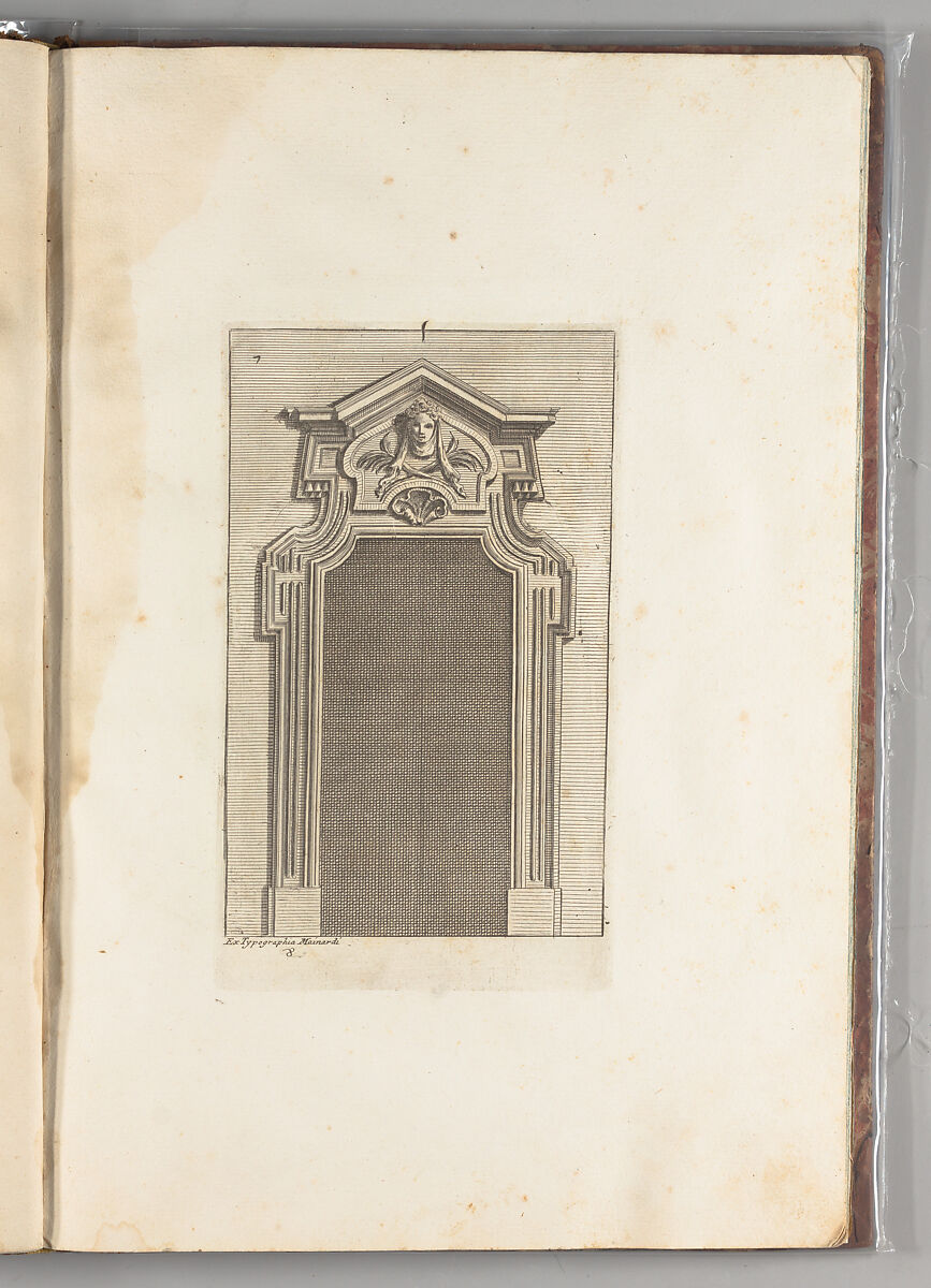 Studio d'architettura civile, Filippo Vasconi (Italian, Rome 1687–1730 Rome)