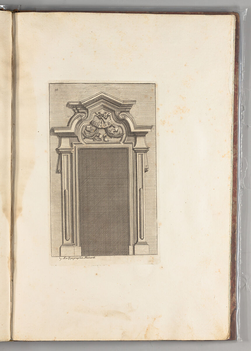 Studio d'architettura civile, Filippo Vasconi (Italian, Rome 1687–1730 Rome)