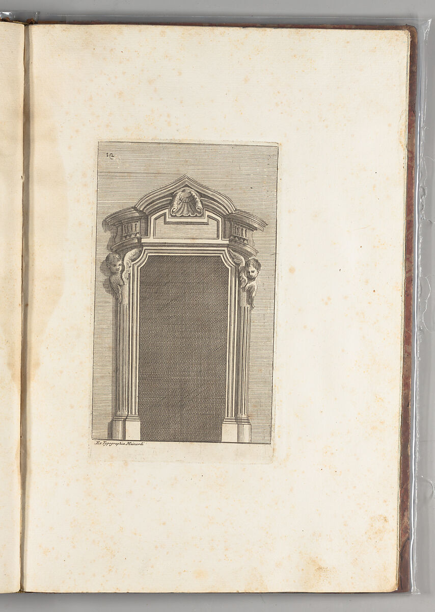 Studio d'architettura civile, Filippo Vasconi (Italian, Rome 1687–1730 Rome)