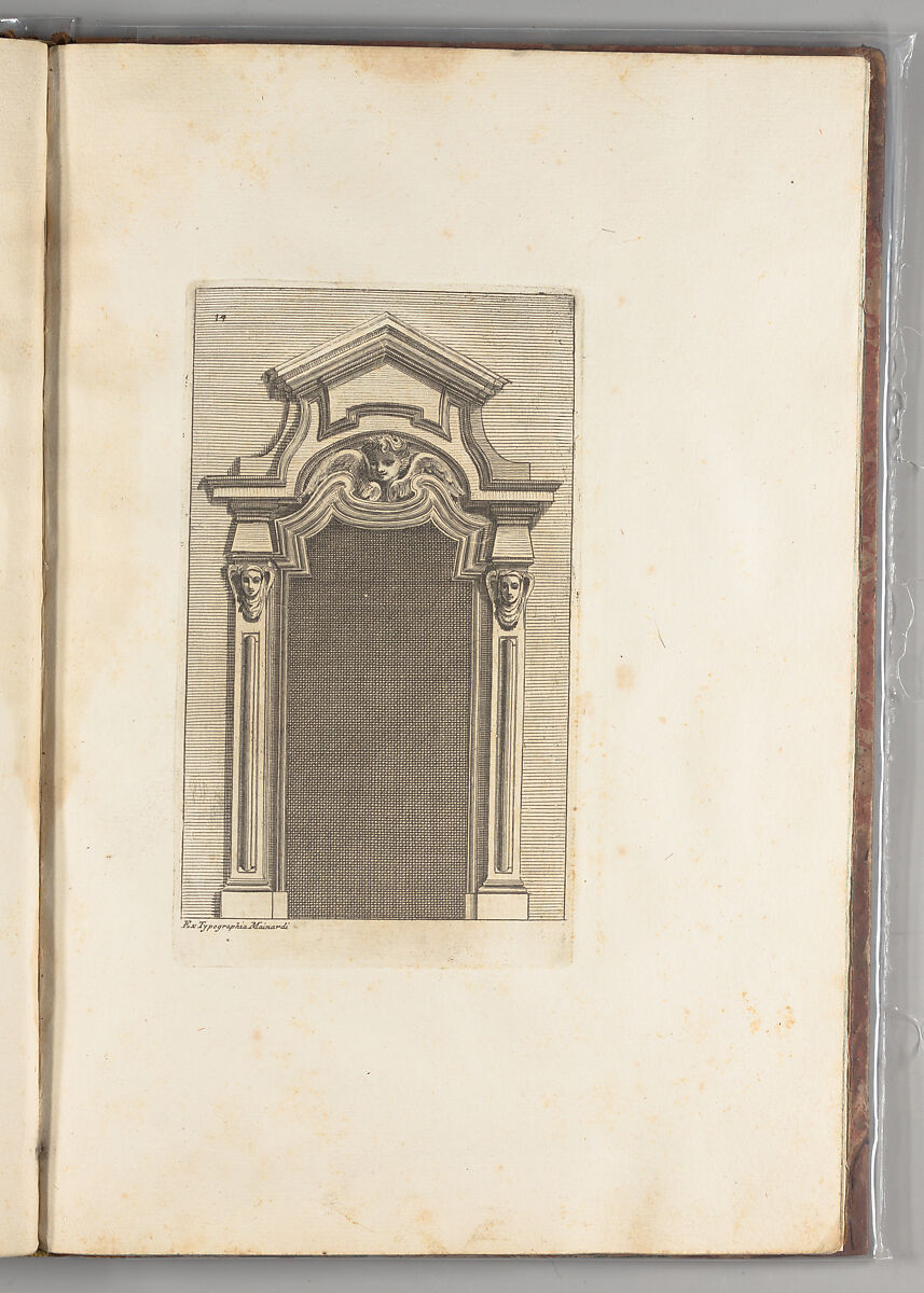 Studio d'architettura civile, Filippo Vasconi (Italian, Rome 1687–1730 Rome)