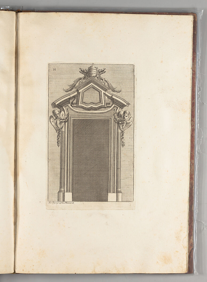 Studio d'architettura civile, Filippo Vasconi (Italian, Rome 1687–1730 Rome)