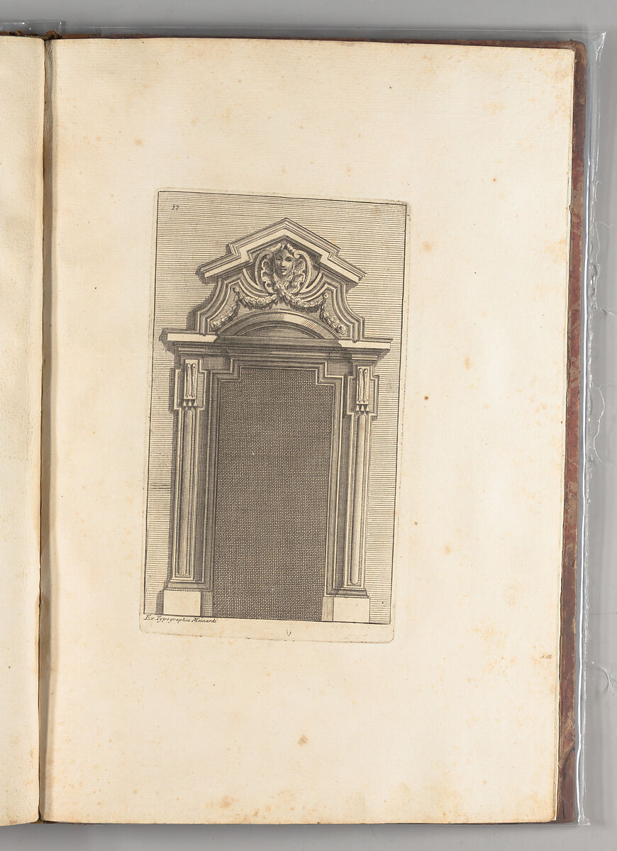 Studio d'architettura civile, Filippo Vasconi (Italian, Rome 1687–1730 Rome)