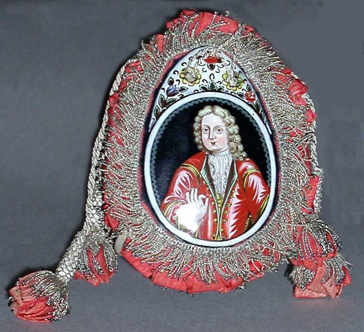 Bag, silk, metal, French